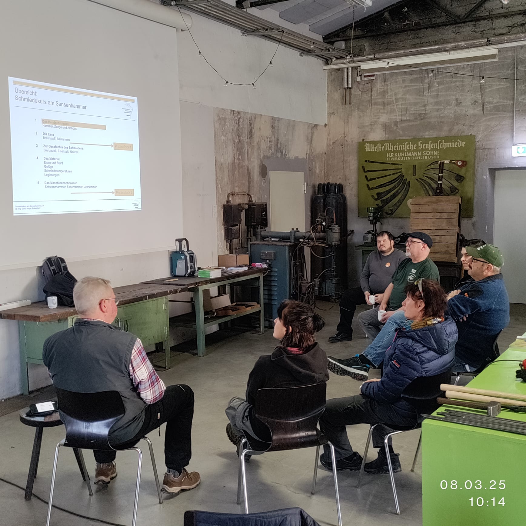 Ein Workshop in der Schlosserei