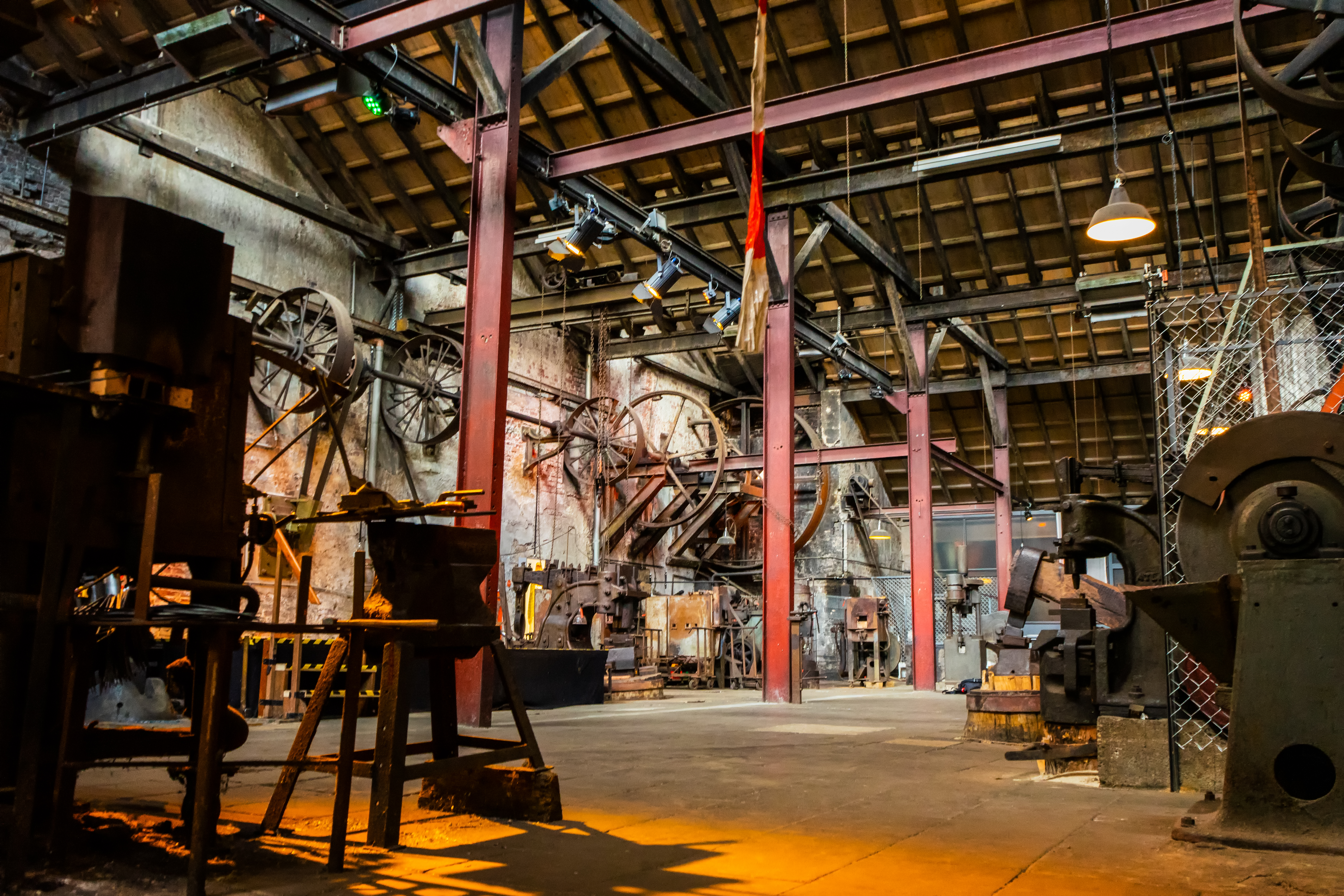 Innenansicht Schmiedehalle